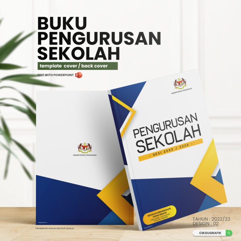 Cover Fail Pengurusan Sekolah 2022 Percuma V6 - CIKGUGRAFIK